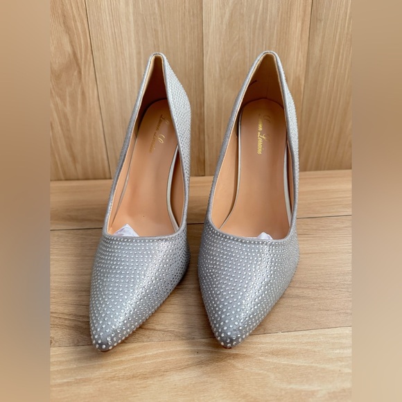 Lauren Lorraine Dori Rhinestone Stiletto Pumps - Picture 3 of 16